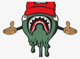 T shirt supreme bugs bunny. Toons Clipart Bape Supreme Bape Shark Logo Transparent Png 640x480 Free Download On Nicepng