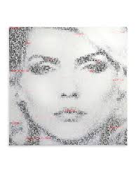 Mike Edwards: Debbie Harry Word Painting