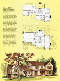 united states 1985 design 82794 a four bedroom vintage home plans vintage house tudor style homes house plans