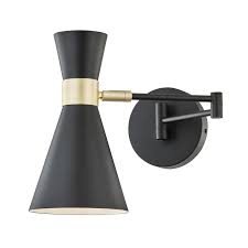 Light Society Beaker Black Wall Sconce Ls W305 Bk The Home Depot In 2020 Sconces Black Wall Sconce Wall Sconces