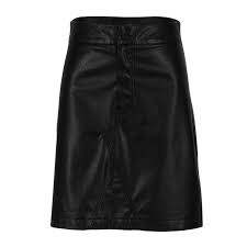 High Waist Fitted Matte Leather Skirt We Are Pretty Co