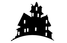 Free Haunted House Silhouette Vector Clipart House Silhouette Silhouette Vector Silhouette Art