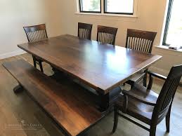Walnut Trestle Table Reclaimed Barn Wood Barnwood Furniture Table