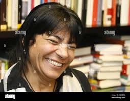 The wife of Daniele Mastrogiacomo, Luisella Maria Longo Orhiuela, talks to  journalists in the La Repubblica newspaper headquarters, in Rome, Monday,  March 19, 2007. Mastrogiacomo, an Italian journalist who was kidnapped in