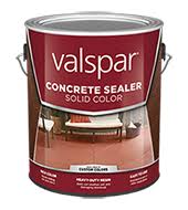 valspar solid color concrete sealer