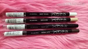Make Over Eyeliner Pencil Swatch Eyeliner Brand Lokal Youtube