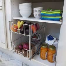 Trinity Ecostorage 2 Tier Wire Drawer With Slides 2 Pack In 2019 Pantry Rack Wire Shelving Units Basket Drawers