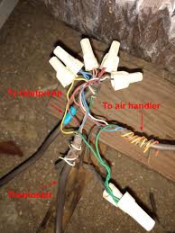 Requiring one wire more than is available. Honeywell Rth5160d Thermostat Wiring W Heat Pump Home Improvement Stack Exchange