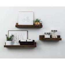 Floating Shelf Shelf Bracket Decorative Shelving Accessories Shelving The Home Depot In 2020 Wall Shelf Decor Shelf Decor Living Room Floating Shelf Decor