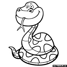 27+ great photo of snake coloring page. Anaconda Coloring Page