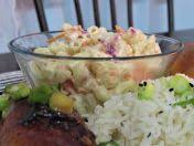 You won't find shallots/scallions, or celery in the recipe. Ono Macaroni Salad Recipe Food Com
