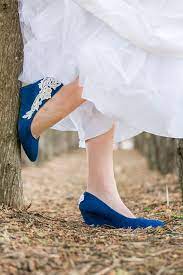 Wedding Heels Blue Wedges Wedding Shoes Blue Heels Bridal Etsy Bridal Shoes Low Heel Blue Bridal Shoes Wedding Shoes Wedge Blue