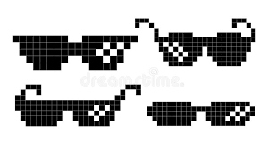 Effekte filter überlagerungen einfache bis hin zu expertenwerkzeugen. Pixel Glas Vektor Schwarze Spiel Glaser In Der 8 Bit Art Element Fur Fotos Und Bilder Meme Getrennte Abbildung Vektor Abbildung Illustration Von Retro Stilvoll 106145355