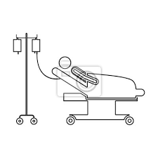 Ich suche ein bett natürlich ein stickmuster. Silhouette Piktogramm Person Hospitalisiert In Klinischen Bett Fototapete Fototapeten Medicals Bahre Behindert Myloview De