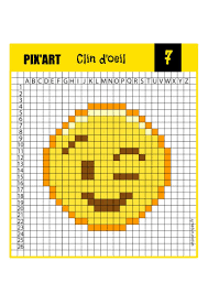 Pixel art emoji clin d oeil : 12 Modeles De Pixel Art Smiley A Telecharger Gratuitement Modele Pixel Art Pixel Art Pixel Art A Imprimer
