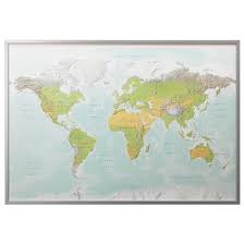 Bjorksta Picture And Frame Aluminum Color Ikea 78 X55 99 Frames On Wall World Map Mural Picture Frame Wall