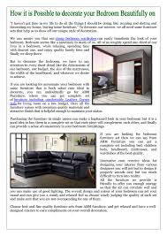 Drag & drop room shape. How It Is Possible To Decorate Your Bedroom Beautifully On A Budget By Abm Furniture Upto 70 Off Issuu