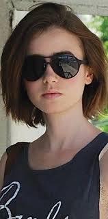 Lily Collins haircut