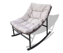 all weather wicker cushioned saucer patio rocker big lots in 2021 outdoor rocking chairs tufted seat cushion rocker chairs