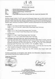 Desktop owners can visit the web site at to start work with wish, a potential customer needs to register on the site. Lowongan Kerja Pt Chingluh Pasar Kemis 2021