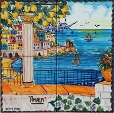Check spelling or type a new query. Amalfi Coast Decorative Tiles Hand Painted Tile Murals Backsplash Coastal Decor For Walls Coastal Home Decor Southern Italy Decor Italy Decor Tile Murals Decorative Tile