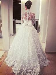 Latest styles at low price, up to 70% off. Dancing Queen Ball Gown High Neck Cathedral Train With Sash Ribbon Belt Lace Wedding Dresses Joybetty Online