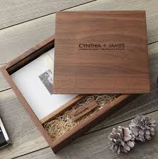 5x7 Engraved Walnut Wood Usb Photo Box Usb Optional Baby Etsy Wood Box Wedding Wood Box Design Wedding Photo Box