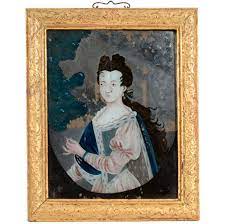 A Fine 18th Century Chinese Reverse Glass Painting 1stdibs Com Painting Glass Painting Vintage Painting