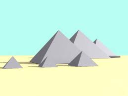 3ds Max Pyramid Giza Layout 3d Model Giza Pyramids Layout