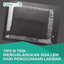 Melepas stiker dengan bantuan selotip atau lakban. Menghilangkan Bekas Lakban Dari Permukaan Benda Mana Bisa