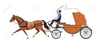 Horse Carriage The Horse Runs Trotting Vector Illustration Illustration Ad Horse Runs Horse Carriag Horse Illustration Horse Carriage Illustration