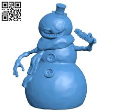 Jack Frost B004666 File Stl Free Download 3d Model For Cnc And 3d Printer Download Free Stl Files In 2020 Stl Free Download Jack Frost