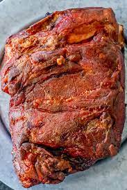 The sauces are added after cooking and are always optional. The Best Crispy Baked Pork Shoulder Recipe Sweet Cs Designs Pork Shoulder Recipes Baked Pork Pork Shoulder