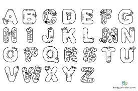Ausmalbilder kostenlos buchstaben mit tieren. Buchstaben Ausmalen Alphabet Malvorlagen A Z Babyduda