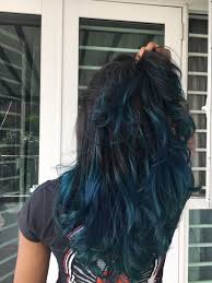 Ombre Blue Hair Midnightblue Royalblue Hair Styles Blue Ombre Hair Ombre Hair