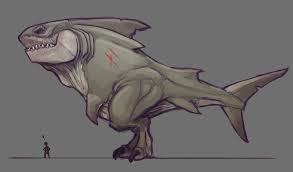 Shark T Rex Awesome Concept Art Characters Creature Art Creature Design