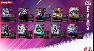 Once purchased we will crop the picture and professionally finish and make the card. Madden 20 Free Agency Promo Part 1 Details Arrive For Players Sets And Missions