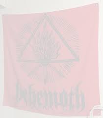 Our church worships at the altar of the unholy trinity. Behemoth Flag Red Unholy Trinity Tshirtslayer Tshirt And Battlejacket Gallery