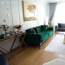 Cigdem Hanim Icin Her Sey Cocukluguna Giden Yesil Koltuk Askiyla Baslamis Salonunu Yenilerken Ordek Yesi Oturma Odasi Fikirleri Oturma Odasi Dekorasyonu Dekor