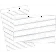 36 X 24 In Primary Chart Long Way Ruled Newsprint Paper Pad For Primary Grade 1 In Ruled 100 Sheets