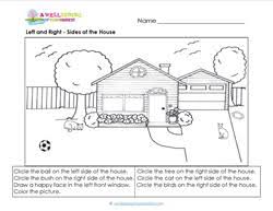 Just click on one of the skills below and you'll be taken to a huge collection of effective, creative ways to make learning fun for kids. Left And Right Worksheet For Kindergarten Position Words