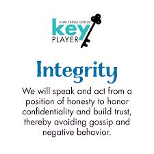 Core Values Integrity In 2020 Become A Travel Agent Travel Agent Travel Agency