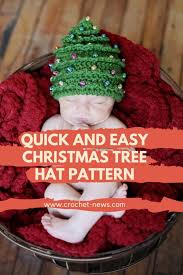 15 Crochet Christmas Tree Hat Patterns Quick And Easy Crochet News