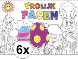 Kleurplaat taart 25 allerleukste taarten kleurplaten voor kids. Bol Com Papieren Paas Kleurplaat Placemats 6 Stuks Pasen
