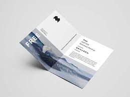Кисть free leather для photoshop. Free Folded 8 5 X 11 In Brochure Mockup Psd