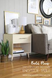 The plec small side table by rs barcelona adds a fun and modern decorative statement while complementing a living room or bedroom décor. Diy Mid Century Modern Side Table Home Made By Carmona
