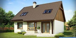 Proiecte de case mici in stiluri diverse. Casa Simpla Cu Mansarda Construibila Cu Un Buget Mic Ideiamenajari Ro
