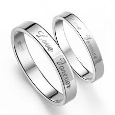 Sterling Silver Matching Wedding Bands Wedding And Bridal Inspiration Silver Wedding Bands Couple Wedding Rings Promise Rings For Couples