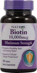 Biotin Vs Prenatal Vitamins For Hair Growth Natrol Biotin 10000 Mcg 100 Tablets Vitacost In 2020 Vitamins For Hair Growth Hair Vitamins Biotin