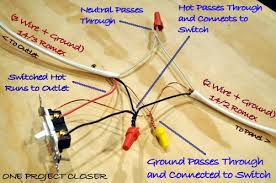 Multiple outlet in serie wiring diagram : Video How To Wire A Half Switched Outlet